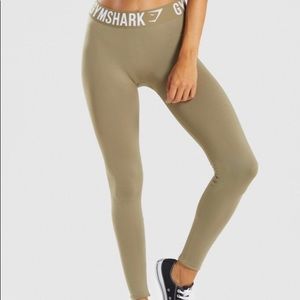 Gymshark Fit Leggings Washed Khaki